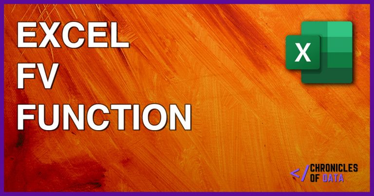 How to use the Excel FV Function