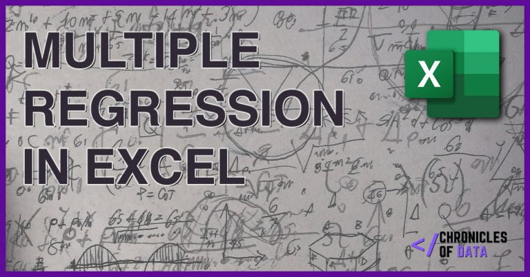 How to perform Multiple Regression in Excel
