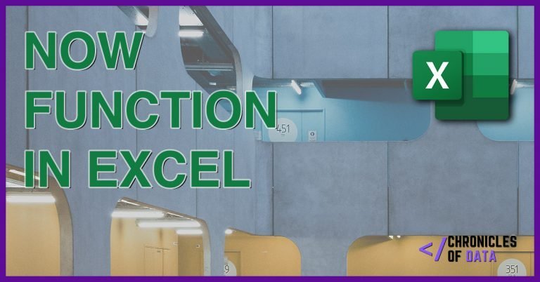 NOW Function in Excel with Examples