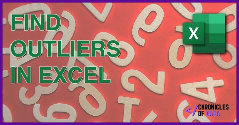 How to easily find Outliers in Excel