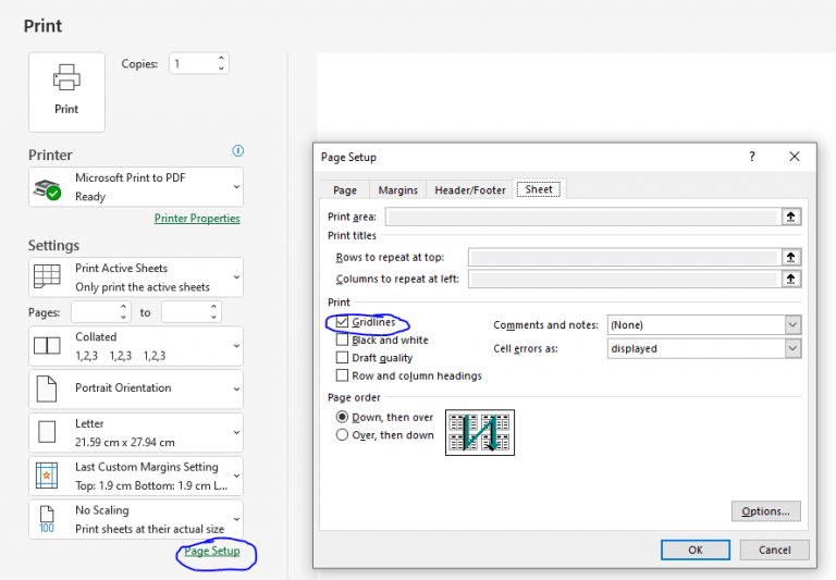 How to Print Gridlines in Excel in 3 Easy Ways Chronicles of Data