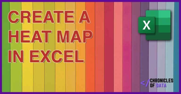 How to Create a Heat Map in Excel (Quick and Easy)