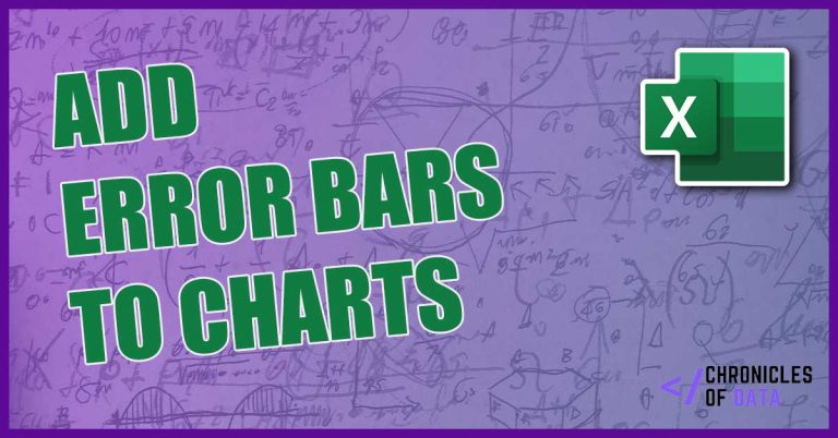 Add Error Bars in Excel – Easy Step by Step Guide