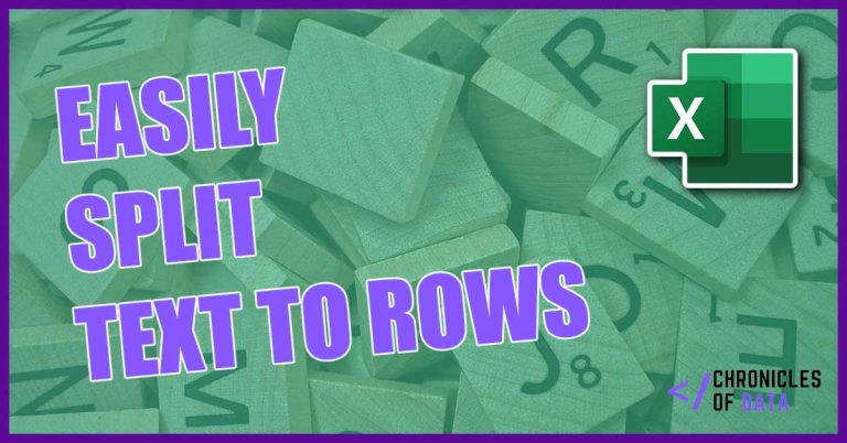 How to Split Text to Rows in Excel in 2 Easy Steps